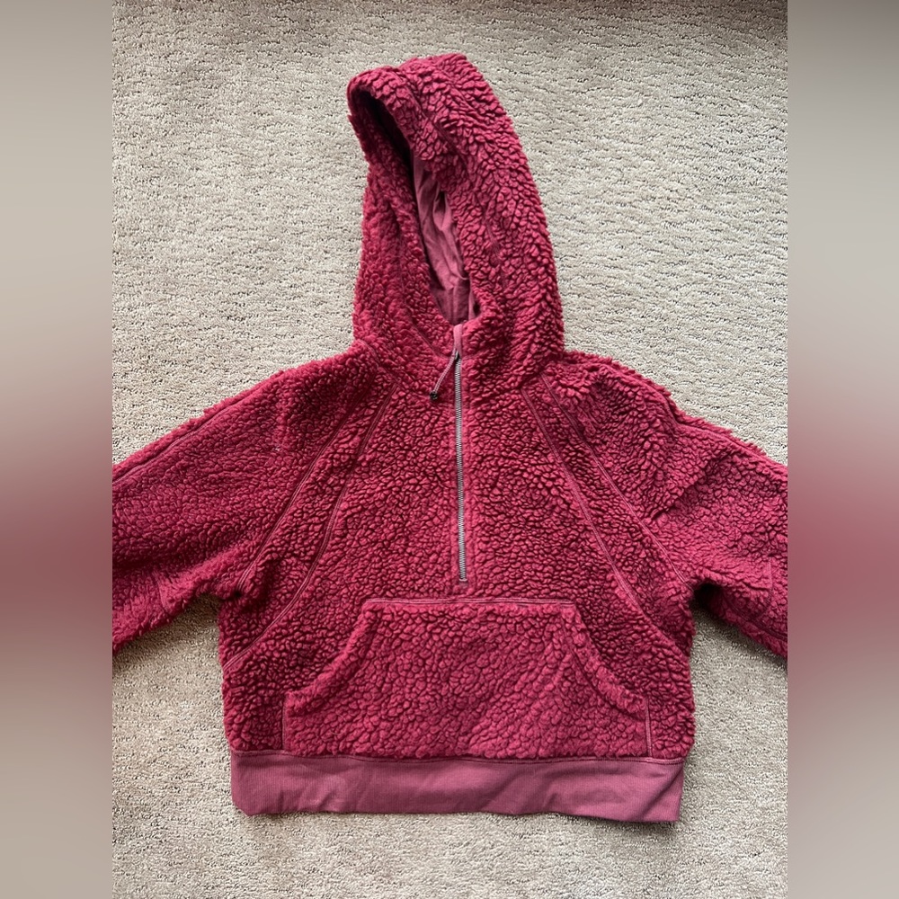 Lululemon Sherpa oversized scuba quarter zip size XS/S